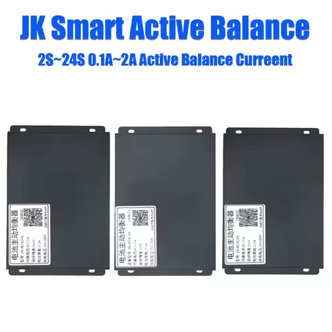 JK BMS Smart Balancer 1A 2A Active Balance 4S 8S 16S 20S 24S 200A 2V-100V Supply voltage for Camping