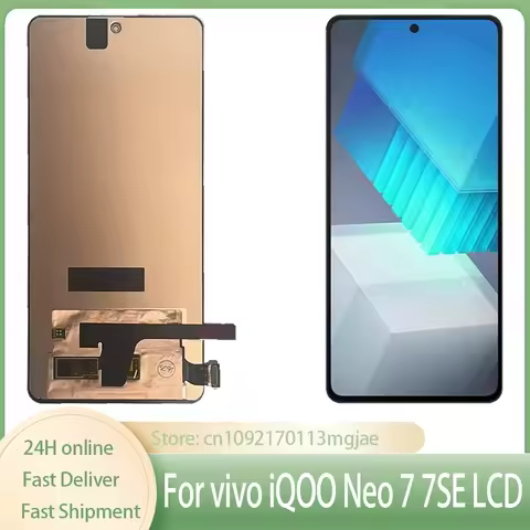 6.78" AMOLED For vivo iQOO Neo 7 7SE LCD Touch Screen Digitizer Assembly Replacement For iQOO Neo7 R