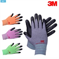 [3M] Super Grip 200 Nitrile Foam Coated comfort Work Gloves 3 Sizes Gray Pink Green Orange color made in korea product