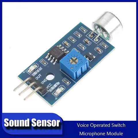 Sound Detection Sensor Module LM393 Sound Sensors VOS Module Voice Operated Switch Microphone for Ar