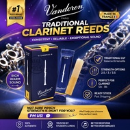 Vandoren Bb Clarinet Traditional Reed - 1pc Only 单簧管竹片 Size 2,5 / 3 / 3.5
