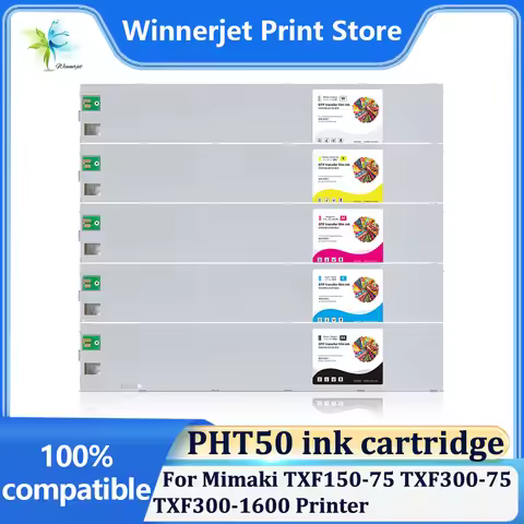 500ml/600ml PHT50 DTF Ink Bag With One Time Use Chip for Mimaki TXF150-75 TXF300-75 TXF300-1600 DTF 