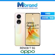 USED Oppo Reno8 T 5G 256GB + 8GB RAM 108MP 6.7 inches Android Handphone Smartphone Used 100% Origina