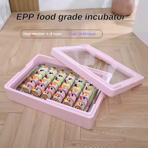 Tiramisu EPP 27L Insulated Thermal Cooler Box - Portable Food Freshness Keeper for Camping Picnic Ba