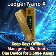 Ledger Nano X Hardware Wallet | Secure Cold Storage for Crypto Assets | Bluetooth Crypto Walle