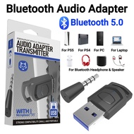 Wireless Game Audio Headphone Adapter Receiver for PS5 PS4 Game Console PC Headset Bluetooth-compati