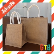 ❤GTB❤ W181 Tote Bag Tas Karung Goni/Tas Goni/Artistic Kanvas Hand Bag Muji Premium Quality