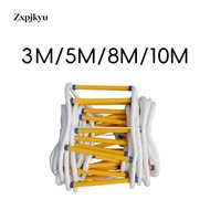 [szlztmy3] Fire Escape Ladder Rope Ladder Climbiaerial Work Multifunctional Emergency