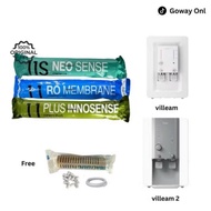FILTER (RO MEMBRANE + PLUS INNOSENSE) 11" COWAY UNTUK PENAPIS AIR VILLAEM 1 & 2 #FREE 1 CERAMIC