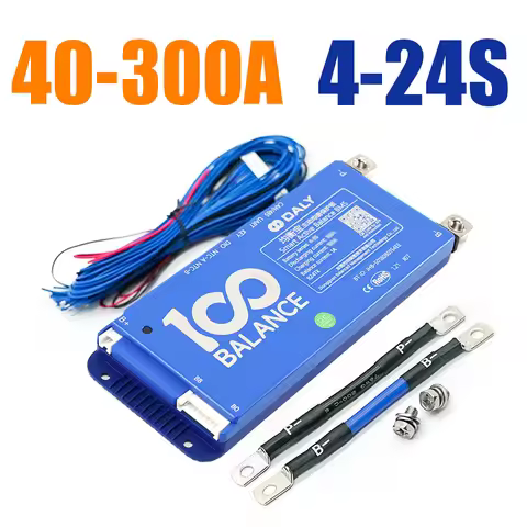 Daly Active Balance Smart BMS 12V 24V 36V 48V 60V 72V BT APP 40A 60A 100A UART RS485 4-8S 8-17S 8-24