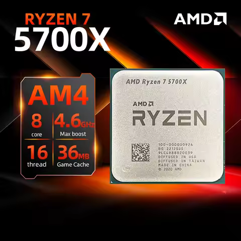 AMD RYZEN™ 7 5700X 100% Brand New CPU Gaming Processor 8-Core 16-Thread 4.6GHz 7NM 36MB Game Cache S