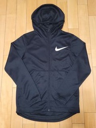 NIKE DRY HOODIE JACKET basketball Running black NIKE 連帽外套 運動外套 籃球 健身 跑步 慢跑 排汗  黑色