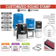 COLOP Self-Inking Round Stamp R17 | R24 | R30 | R40
