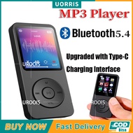 MP4 Player Bluetooth MP3 Mini Player Bluetooth MP3 Bluetooth Speaker Free 32GB Card USB/Type C 1.8 I