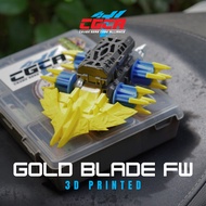 CRUSH GEAR GOLD BLADE - 3D PRINTED ( Cebu Crush Gear Alliance)