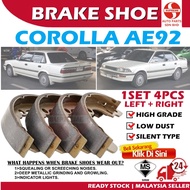 S2U Rear Brake Shoe Toyota Corolla AE92 Car Brake Part 2311 Pam Kasut Brek Lining Belakang Kereta