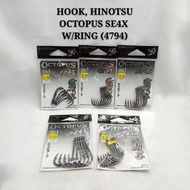 *HOOK, HINOTSU OCTOPUS SE4X W/RING (4794)*
