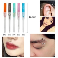 Disposable Stainless Pieces 10/30/50 Steel Needles Jewelry Piercing Tools 14G 16G 18G 20G ttc7