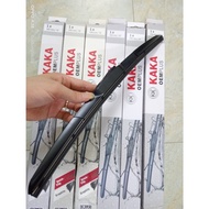 Set of 2 Kaka Soft Silicone Wipers with 3-piece body U Mount Type for CHEVROLET Trailblazer, Colorad