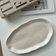 Sandy Irregular Oval Tray | Minimalist Tray| Jewellery Tray