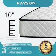 MIGA FURNITURE 10'' SPRING MATTRESS TILAM - SINGLE / SUPER SINGLE / QUEEN / KING