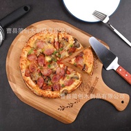 Bamboo Pizza Board Pizza Spatula Kitchen Baking Utensils Pizza Board Cutting Board Round Cheese Chee