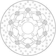 Brembo Prime Motorcycle Brake Disc - 78B40820