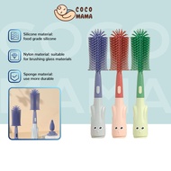 COCO Baby Milk Bottle Brush/ 3in1 Baby Silicone Pacifier Bottle Brush/Baby Milk Bottle Straws/ Pacif