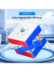 GAN356 ME磁力3x3速度魔方適用於初學者、成人和兒童，56mm，6種顏色，是給速度魔方愛好者的節日生日禮物