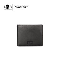 Picard Brooklyn Men's Bifold Leather Wallet with Card Window (Black)