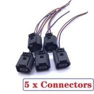 Connector of Engine Coolant Temperature Sensor & Ambient Air Temperature Sensor Pigtail for VW 06A91