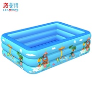 Inflatable Pool Home indoor and outdoor baby swimming pool i Square Inflatable Water Play Pool PVC I