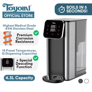 Toyomi 4.3L InstantBoil Filtered Water Dispenser with Premium Filter FB 6643F