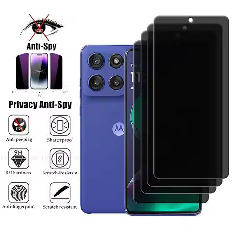 4Pcs For Motorola Moto G Stylus 5G 2025 Glass Moto G Stylus 5G 2025 Screen Protector 9H Anti-Spy Pri