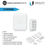 Ubiquiti Unifi U7 Outdoor BE5000 Access Point WiFi 7 Dual Radio Connected Up to 200+ Devices[Model:U