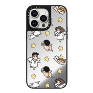 Drop proof CASETI mirror phone case for iPhone 15 15Pro 15promax 14 14pro 14promax hard case 13 13pro 13promax Side printing cartoon figure 12 12promax iPhone 11 case high-quality