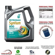 B164E217 Petronas Syntium 800 5W30 semi synthetic engine oil (4 liter)