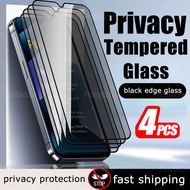 ​For Xiaomi POCO C85 4G Global 4Pcs Privacy Film Screen Protector Tempered Glass Poco C85 poco C85 8