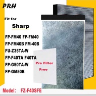 Replacement Filter for Sharp FP-FM40 FP FM40, FP-FM40B FM40B, FU-Z35TA-W, FP-F40TA F40TA , FP-G50TA-