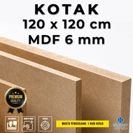 120 x 120 cm Box - 6 mm MDF - Wooden sheet board Plywood/