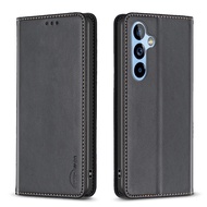 Ốp điện thoại cho Samsung mới Galaxy A56 A36 A26 A06 A16 5g vỏ Ốp Nắp gập Có Khe Cắm Thẻ Ví da từ tí