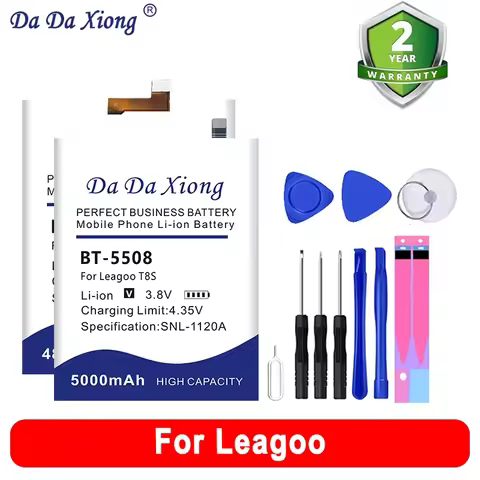 BT-500P BT-6201L BT-5006 BT-6203 Battery For Leagoo Kiicaa Mix Lead Power Shark 1 2 2s T5 T5C T8S Z1