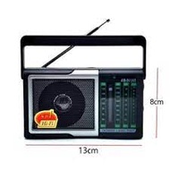 Electric radio speaker FM/AM/SW 3-band radio AC power and battery power Subwoofer LC941