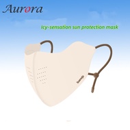 Sunscreen mask, protects eyes, blocks UV rays, invisible ice-silk face mask, breathable