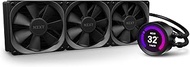 NZXT Kraken Z73 360mm - RL-KRZ73-01 - AIO RGB CPU Liquid Cooler - Customizable LCD Display - Improved Pump - Powered by CAM V4 - RGB Connector - AER P 120mm Radiator Fans (3 Included)