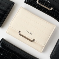 SEEME Follie Wallet short crocodile leather mini Wallet