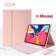 ipad case with keyboard mouse for ipad 10 gen 2022 air 5 4 3 pro 11 inch ipad 7/8 /9 th 10.2 inch case Leather stand cover protector accessories