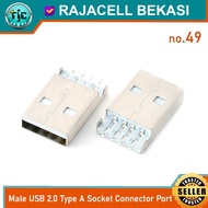 Konektor Soket USB Male type A USB 2.0 3.0 Socket Connector Port