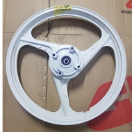 Y125 SPORT RIM SECOND HAND BELAKANG SAHAJA 3 BATANG WHITE ENKEI Y125ZR