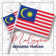 ZhuzhBump 〓 READY STOCK 〓 Bendera Tangan Malaysia Bendera Kecil Malaysia Hand Held Flag Small Flag